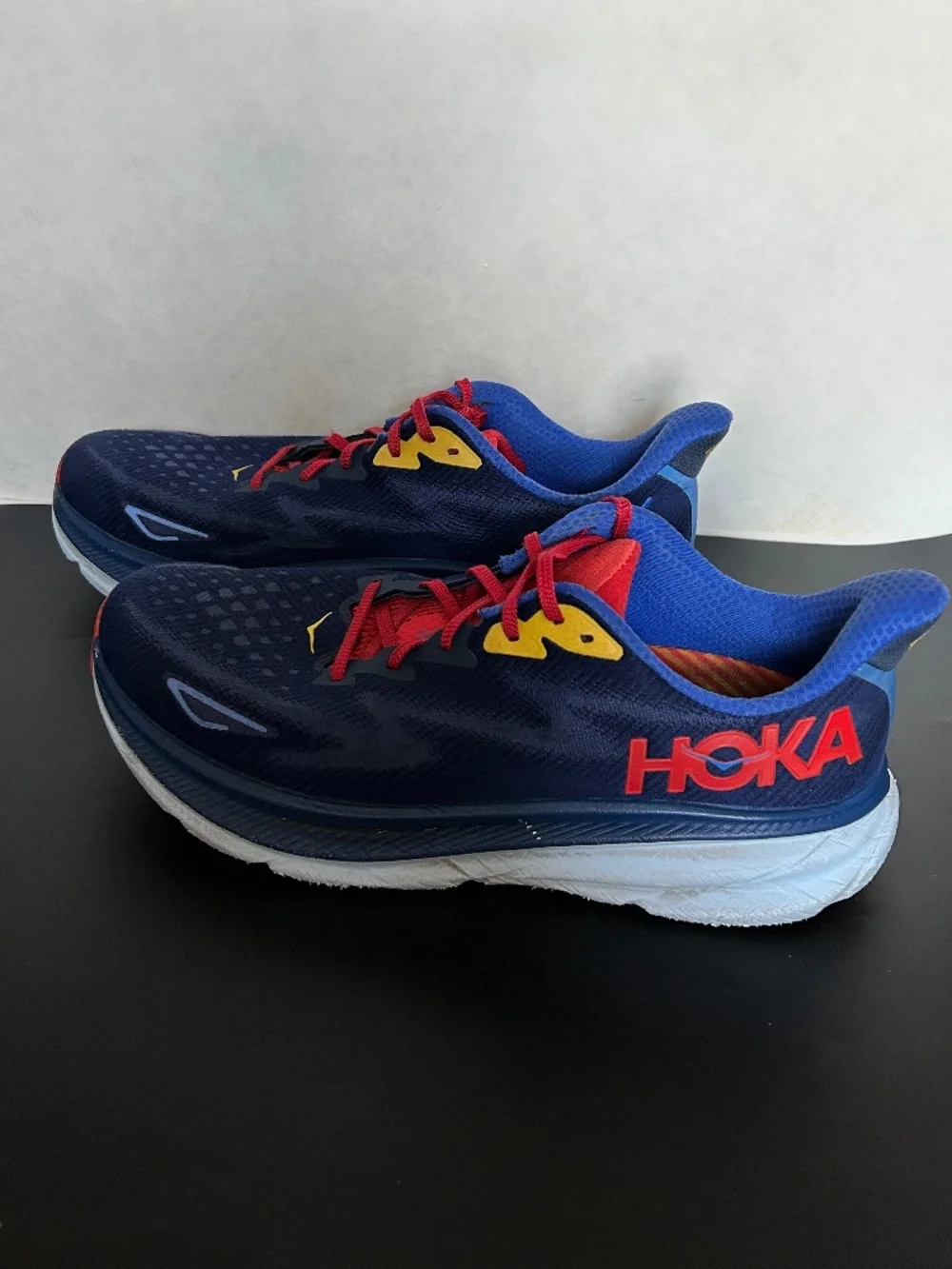 Hoka Clifton 9 Bellweather Blue/Dazzling Blue Men's Shoes–132210 BBDGB-12.5 2E
